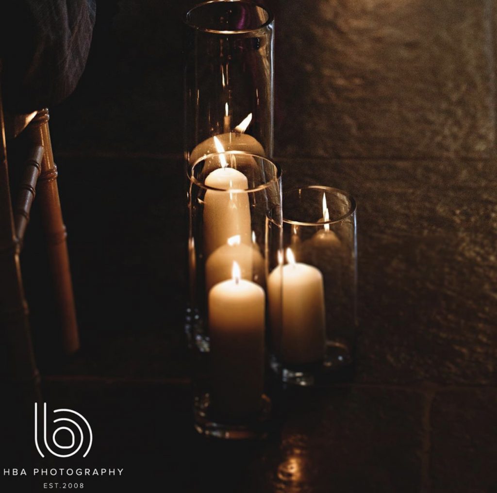 Glass cylinder vase trio's Inspired Hire