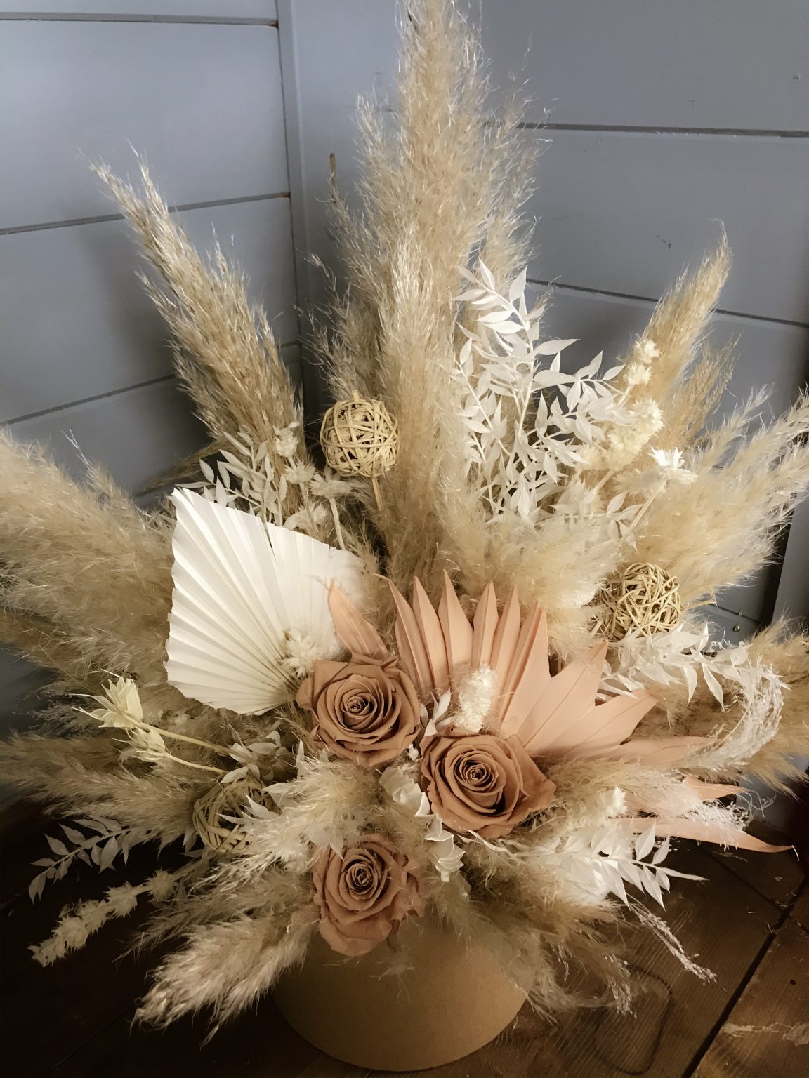 Dried Flower Hat box (Large) Inspired Hire
