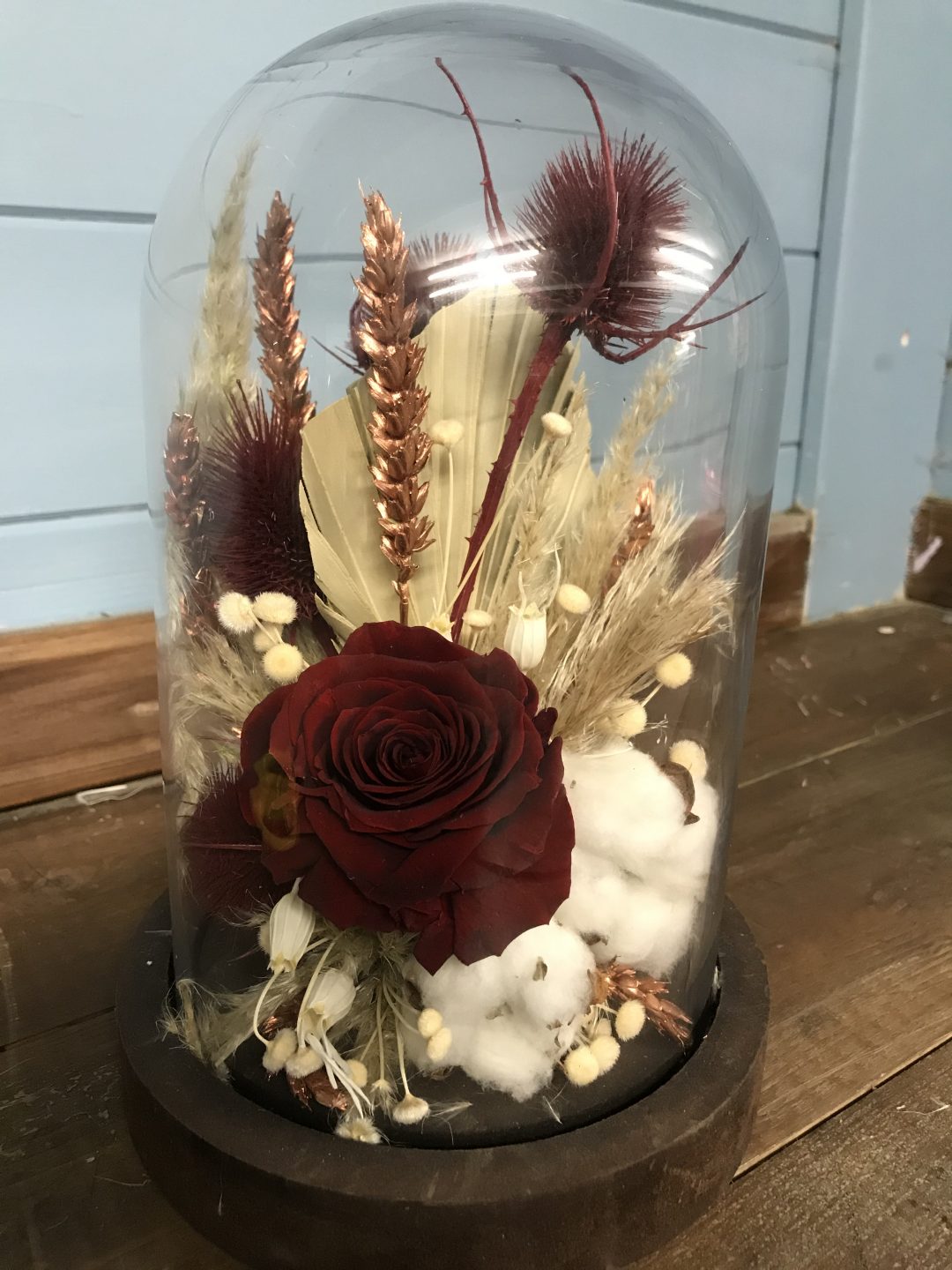 Dried Flower Cloche (Large) Inspired Hire