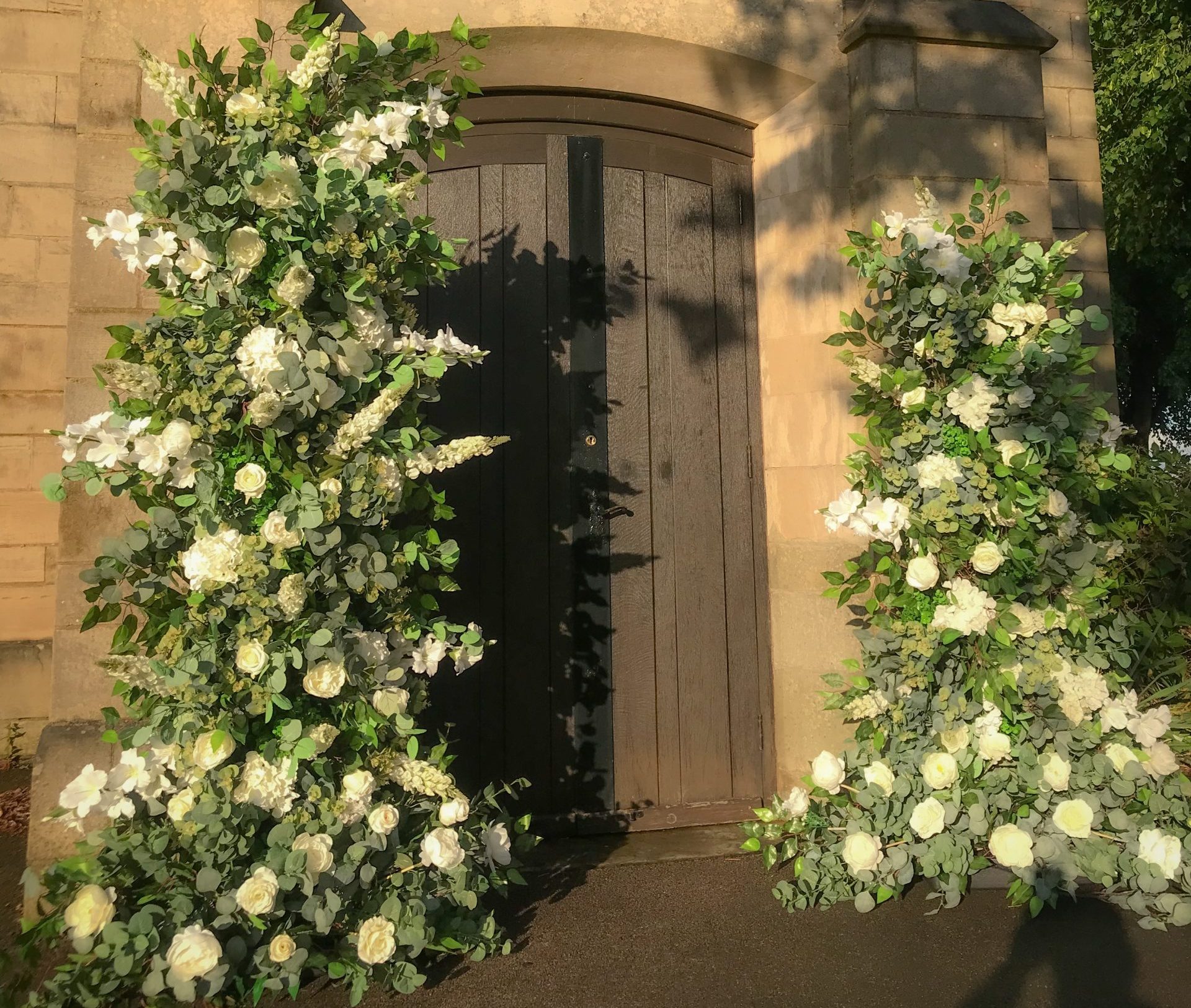 Silk Flower Broken Arch Inspired Hire